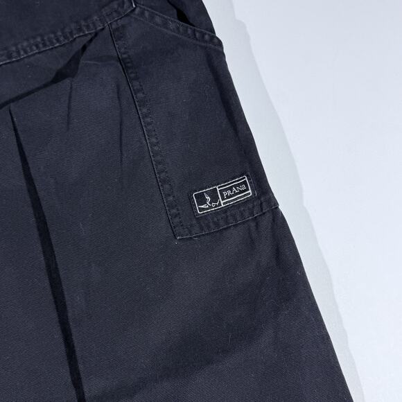 Vintage prAna Men's Black Canvas Pants Cotton Hiking Made in USA Size XL - Picture 6 of 10